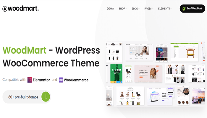 أفضل 29 قوالب ووردبريس الأكثر شهرة لعام 2026 29 WoodMart Wordpress Theme