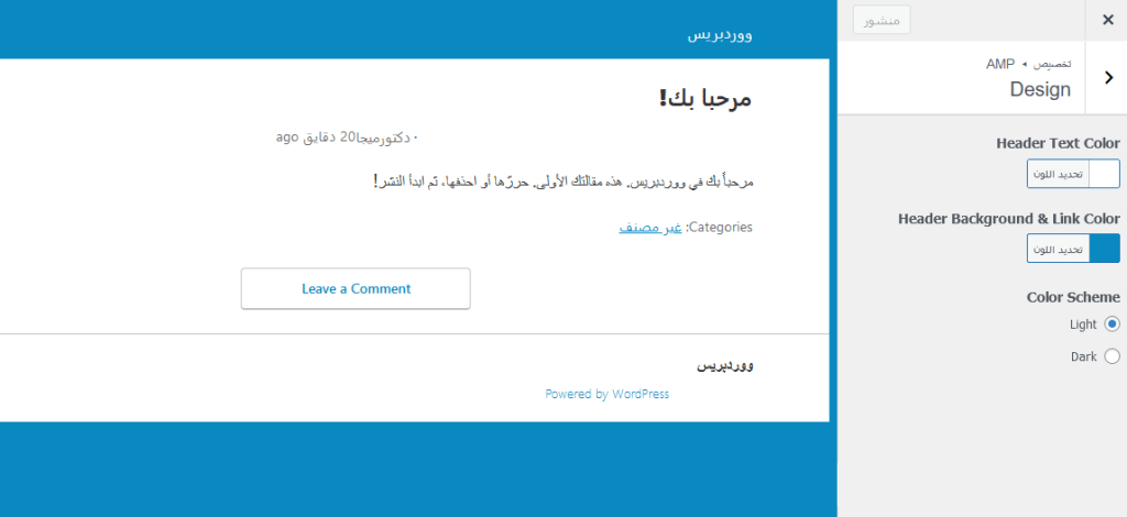 كيفية إعداد ووردبريس AMP لموقعك بشكل صحيح 6 تصميم ووردبريس AMP