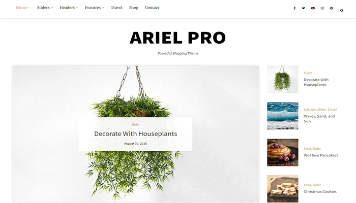 أفضل 45 قوالب ووردبريس متعددة الأغراض لعام 2026 31 قالب متعددة الأغراض - Ariel Pro