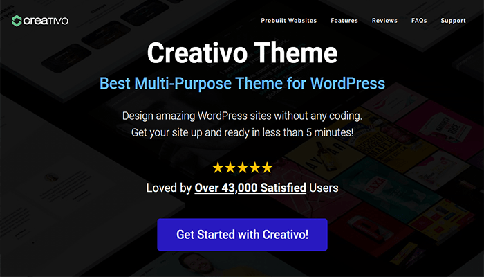 أفضل 45 قوالب ووردبريس متعددة الأغراض لعام 2026 18 قالب متعددة الأغراض - Creativo