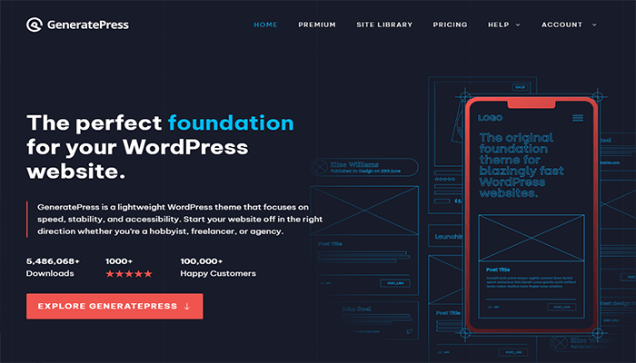 أفضل 25+ قوالب ووردبريس مدفوعة منظمة ومرتبة لعام 2025 12 قالب بريميوم ووردبريس Generatepress