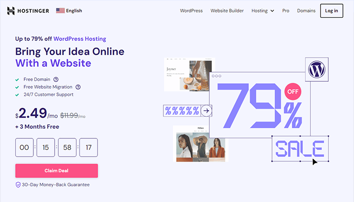 كيفية إصلاح خطأ ”WordPress Database Error Disk Full“ 2 استضافة ووردبريس Hostinger