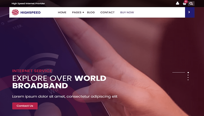 أفضل 5 قوالب VoIP ووردبريس للاتصالات الهاتفية عبر بروتوكول الإنترنت 8 internet provider wordpress theme