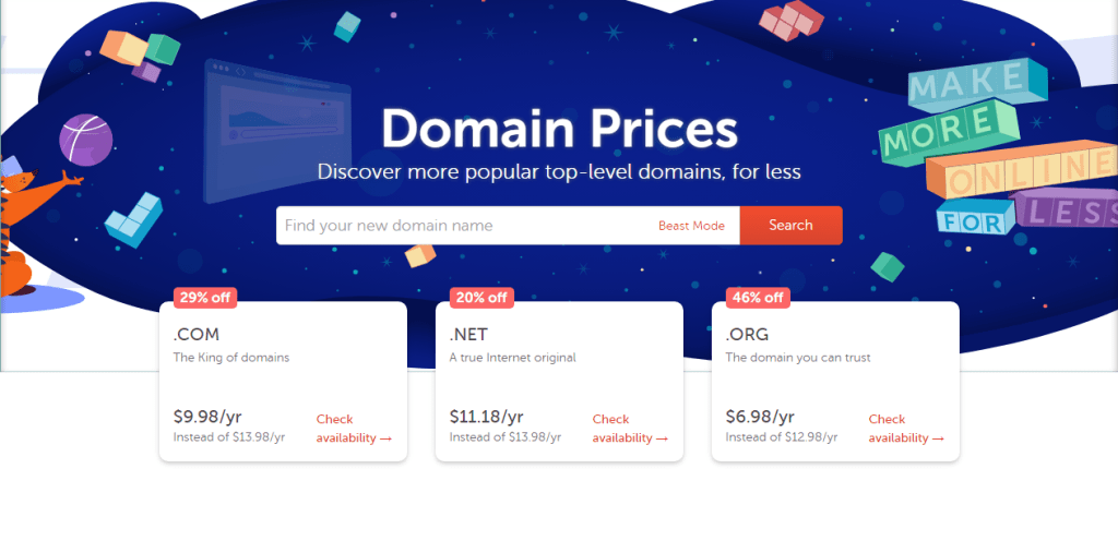 ما هو عنوان URL لموقع الويب (شرح الأجزاء المهمة للمبتدئين) 3 تسجيل النطاقات نيم شيب