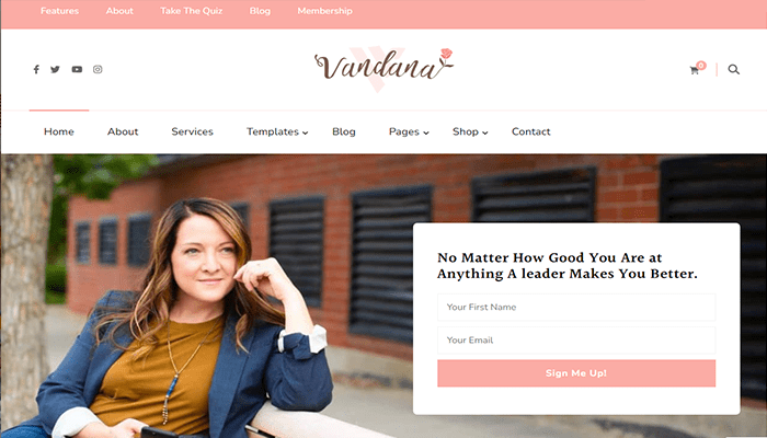 أفضل 45 قوالب ووردبريس متعددة الأغراض لعام 2026 43 قالب Vandana