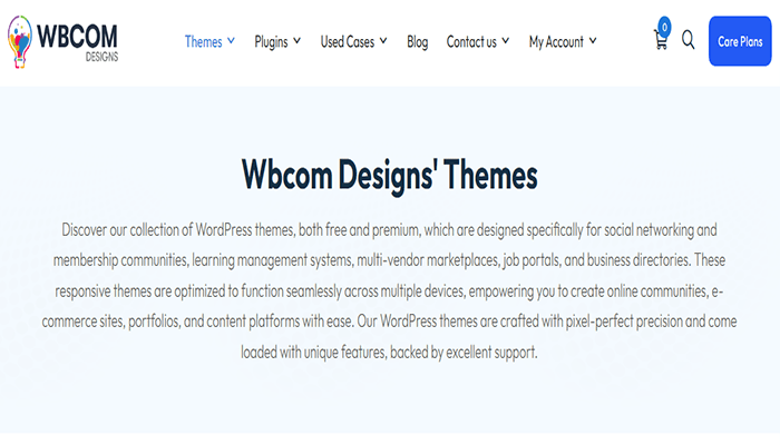 أفضل 45 قوالب ووردبريس متعددة الأغراض لعام 2026 26 قالب متعددة الأغراض - WbcomDesigns