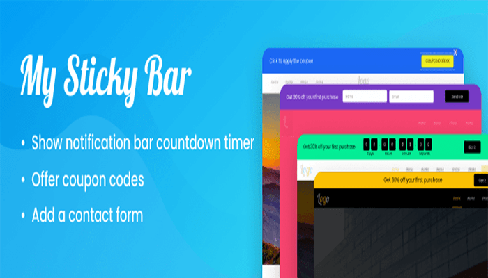 أفضل 9 اضافات هيدر ثابت ووردبريس لعام 2025 5 My Sticky Bar