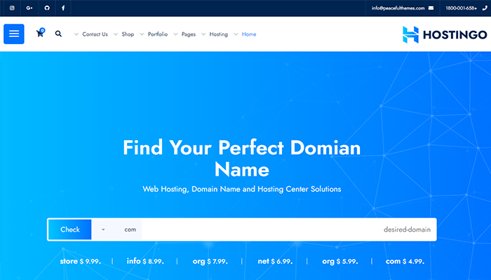 أفضل 10+ قوالب استضافة ووردبريس لعام 2026 13 hostingo hosting theme