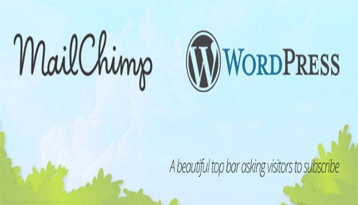افضل 8 اضافات ميل تشيمب ووردبريس المجانية 6 mailchimp top bar plugin
