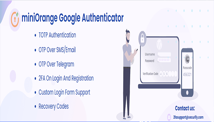 أفضل 10 اضافات المصادقة الثنائية ووردبريس 6 اضافة المصادقة الثنائية miniOrange Google Authenticato