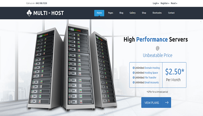 أفضل 10+ قوالب استضافة ووردبريس لعام 2026 17 multi hosting hosting theme