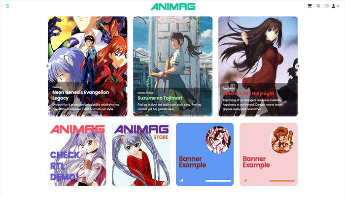 أفضل 10 قوالب انمي ووردبريس (لعشاق الأنمي) لعام 2026 2 قالب انمي ووردبريس - Animag