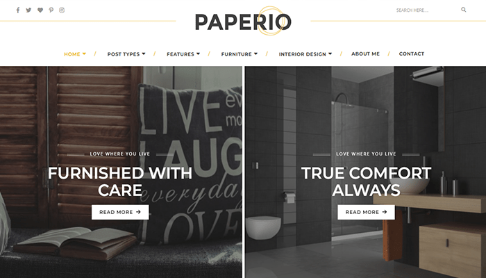 أفضل 15+ قوالب ووردبريس المظلمة لعام 2026 6 قالب المظلمة Paperio