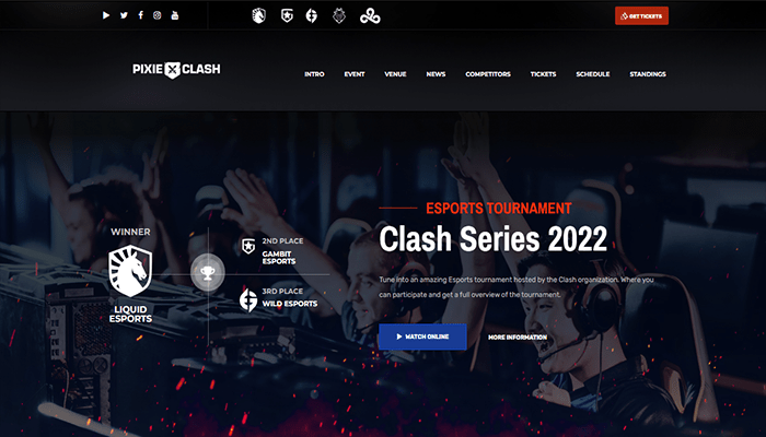 أفضل 25+ قوالب العاب ووردبريس (لعشاق العاب) لعام 2026 28 قالب العاب ووردبريس Pixieclash