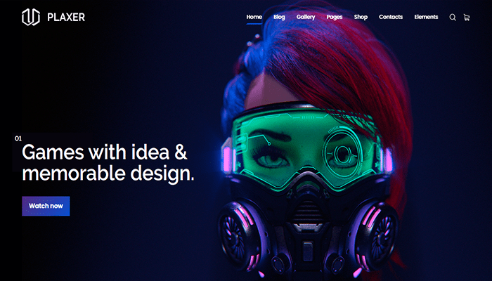 أفضل 25+ قوالب العاب ووردبريس (لعشاق العاب) لعام 2026 17 قوالب العاب Plaxer