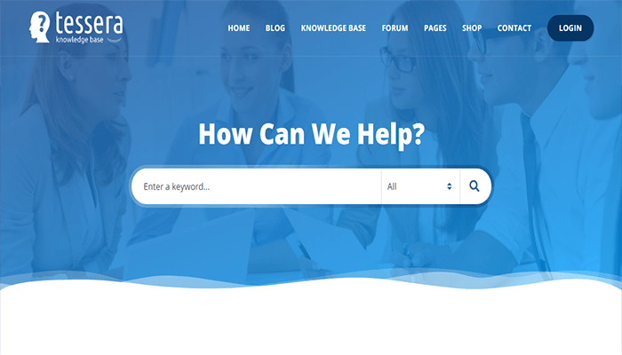 أفضل 10+ قوالب bbPress ووردبريس لعام 2025 13 tessera wordpress theme