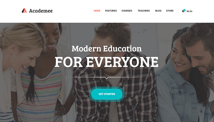 أفضل 10+ قوالب ووردبريس للعمل الجماعي 5 academee theme