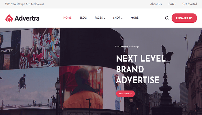 أفضل 7 قوالب تسويق ووردبريس لعام 2026 6 adverta advertising and marketing agency wordpress theme