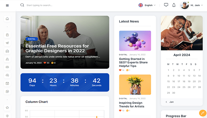 أفضل 15+ قوالب ووردبريس المجتمعية لإنشاء مجتمعك الخاص! 14 anesta wordpress theme