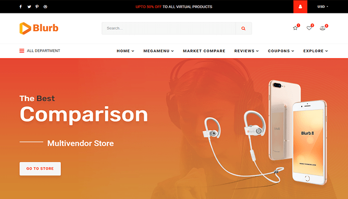 أفضل 10+ قوالب ووردبريس للتسويق بالعمولة لعام 2025 2 قالب ووردبريس للتسويق بالعمولة Blurb