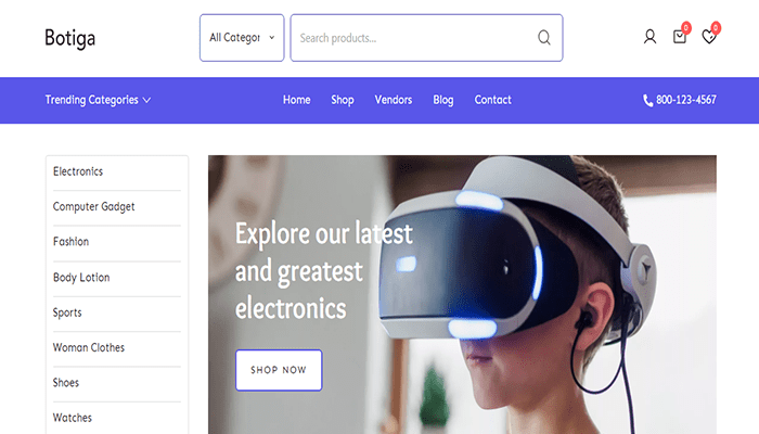 أفضل 15+ قوالب سوق ووردبريس لعام 2025 1 قالب سوق ووردبريس Botiga