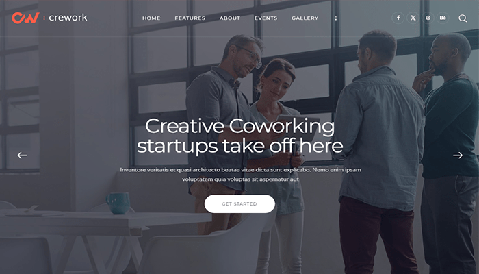 أفضل 10+ قوالب ووردبريس للعمل الجماعي 3 قالب ووردبريس للعمل الجماعي Crework