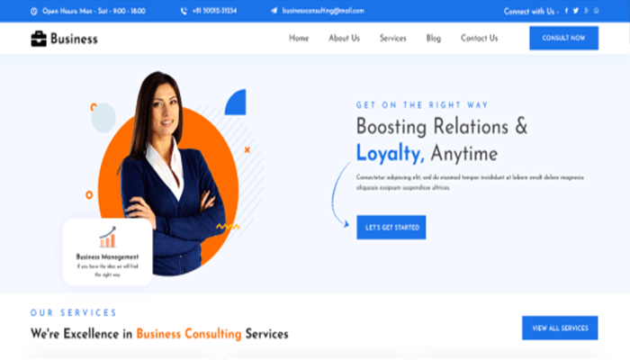 أفضل 10+ قوالب ووردبريس للتسويق بالعمولة لعام 2025 11 elemento business theme