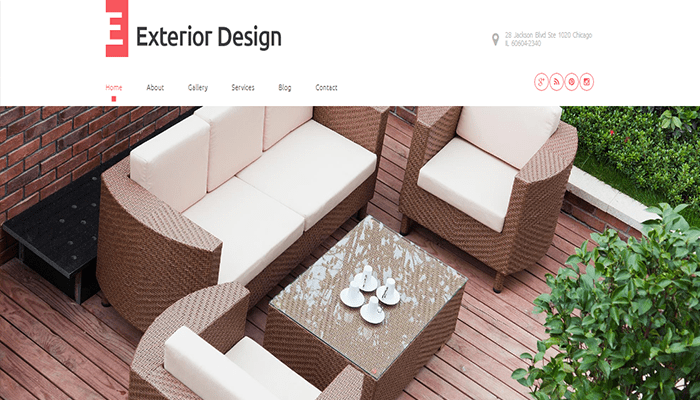 افضل 20 قوالب ووردبريس البستنة والمناظر الطبيعية 19 exterior design wp theme