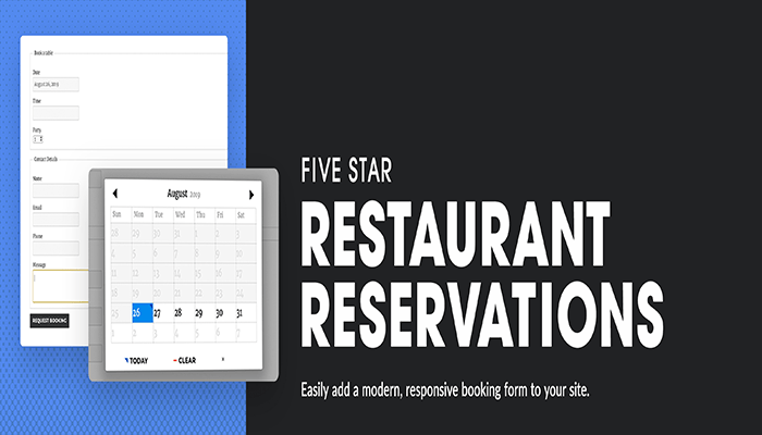 أفضل 15 اضافات مطعم ووردبريس لزيادة الإيرادات فى عام 2026 12 five star restaurant reservations plugin