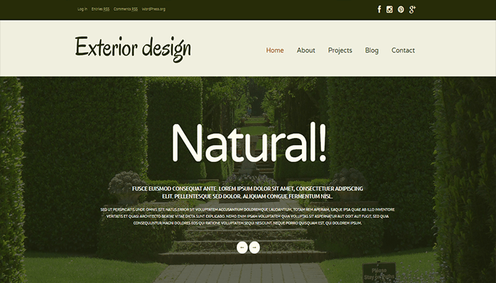 افضل 20 قوالب ووردبريس البستنة والمناظر الطبيعية 13 قالب ووردبريس البستنة Garden HUB