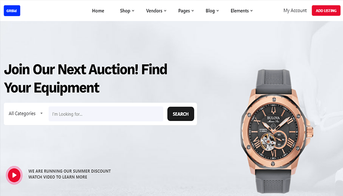 أفضل 15+ قوالب سوق ووردبريس لعام 2025 14 قالب سوق ووردبريس Grbid