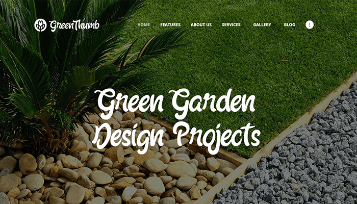 افضل 20 قوالب ووردبريس البستنة والمناظر الطبيعية 23 green thumb gardening landscaping theme