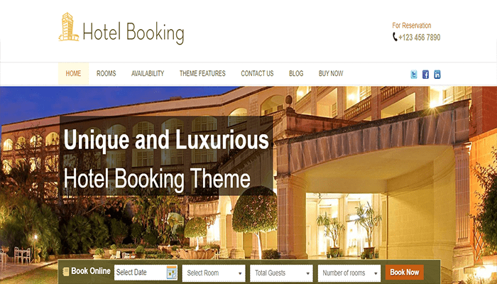 أفضل 25+ قوالب ووردبريس للفنادق لعام 2025 20 hotel booking wordpress theme
