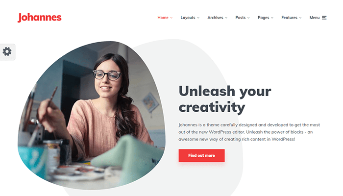 أفضل 35+ قوالب مدونة ووردبريس لعام 2026 27 johannes theme