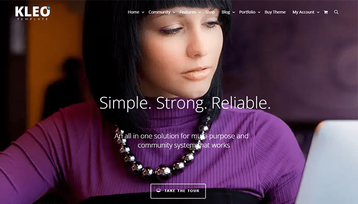 أفضل 15+ قوالب ووردبريس المجتمعية لإنشاء مجتمعك الخاص! 5 kleo community theme