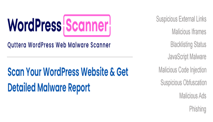 افضل 10 اضافات ووردبريس تستخدم الذكاء الاصطناعي والتعلم الآلي 10 فحص ووردبريس بحثًا عن البرامج الضارة Quttera Web Malware Scanner