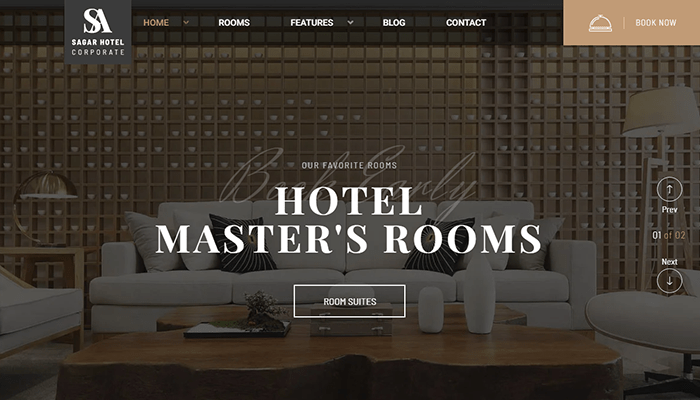 أفضل 25+ قوالب ووردبريس للفنادق لعام 2025 10 sailing wordpress theme