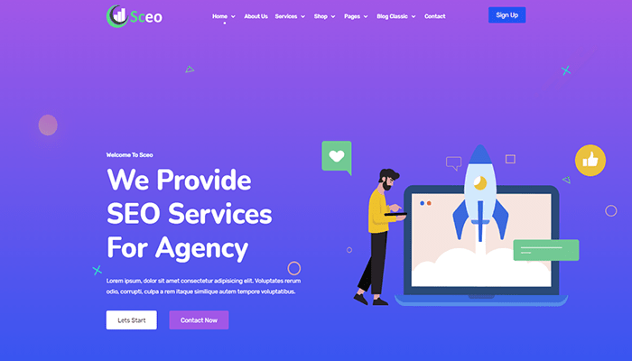 أفضل 7 قوالب تسويق ووردبريس لعام 2026 1 قالب تسويق ووردبريس Sceo