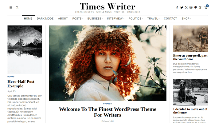 أفضل 35+ قوالب مدونة ووردبريس لعام 2026 42 قالب ووردبريس اخباري The Fox