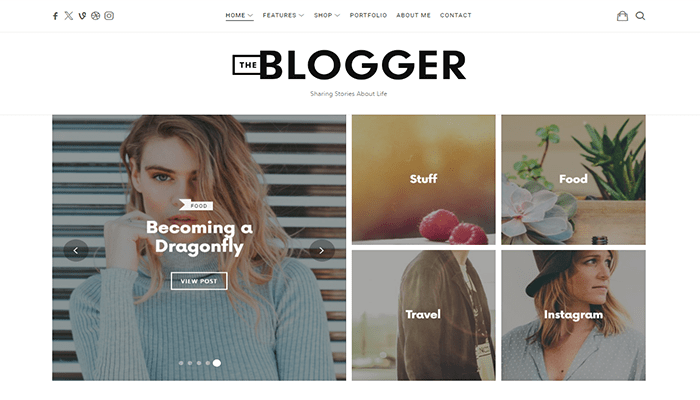 أفضل 35+ قوالب مدونة ووردبريس لعام 2026 24 قالب مدونة ووردبريس Theblogger