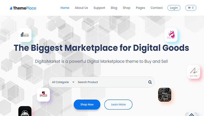 أفضل 15+ قوالب سوق ووردبريس لعام 2025 12 قالب سوق ووردبريس Themeplace