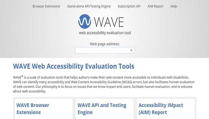 لماذا تعد إمكانية الوصول إلى موقع ووردبريس أمر أساسي 8 اداة إمكانية الوصول wave