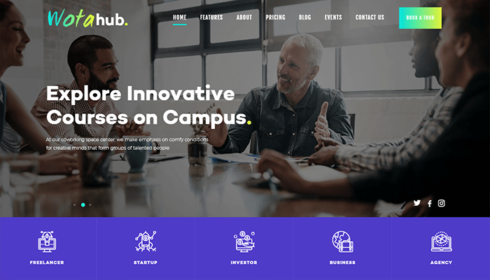 أفضل 10+ قوالب ووردبريس للعمل الجماعي 9 قالب ووردبريس للعمل الجماعي Wotahub