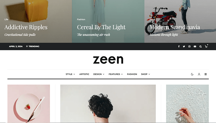 أفضل 35+ قوالب مدونة ووردبريس لعام 2026 8 zeen wordpress theme
