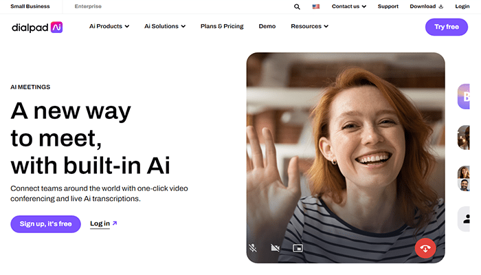 أفضل 9 خدمات المكالمات الجماعية لشركتك لعام 2026 9 dialpad ai meetings