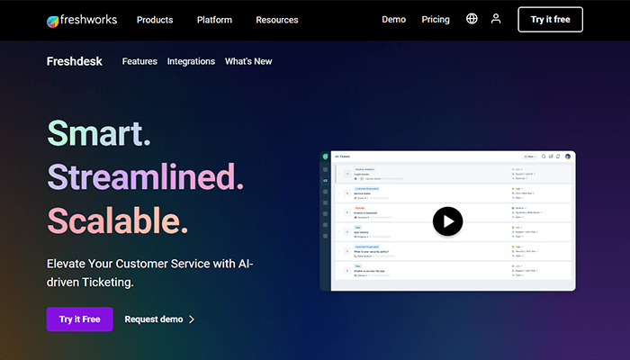 أفضل 7 خدمات نسخ البريد الصوتي للأعمال لعام 2025 5 خدمات نسخ البريد الصوتي Freshdesk