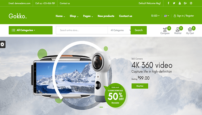 افضل 6 قوالب دروبشيبينغ ووكومرس لعام 2025 8 قالب ووكومرس Gokko