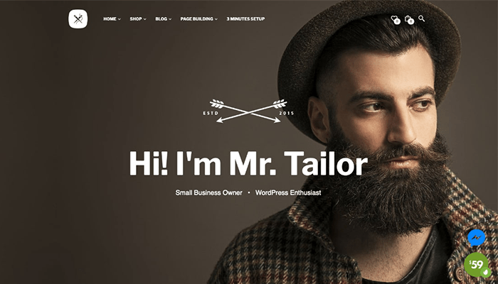 أفضل 10+ قوالب ووردبريس للخياطين لعام 2026 13 قالب ووردبريس للخياطين Mr Tailor