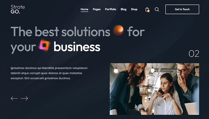 افضل 10 قوالب ادارة مشاريع ووردبريس مبتكرة لعام 2026 9 stratego wordpress theme