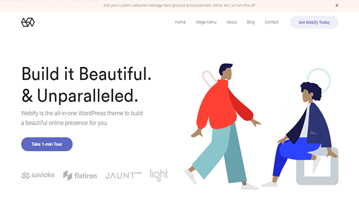 أفضل 15+ قوالب ووردبريس للمبرمجين في عام 2026 4 webify creative theme